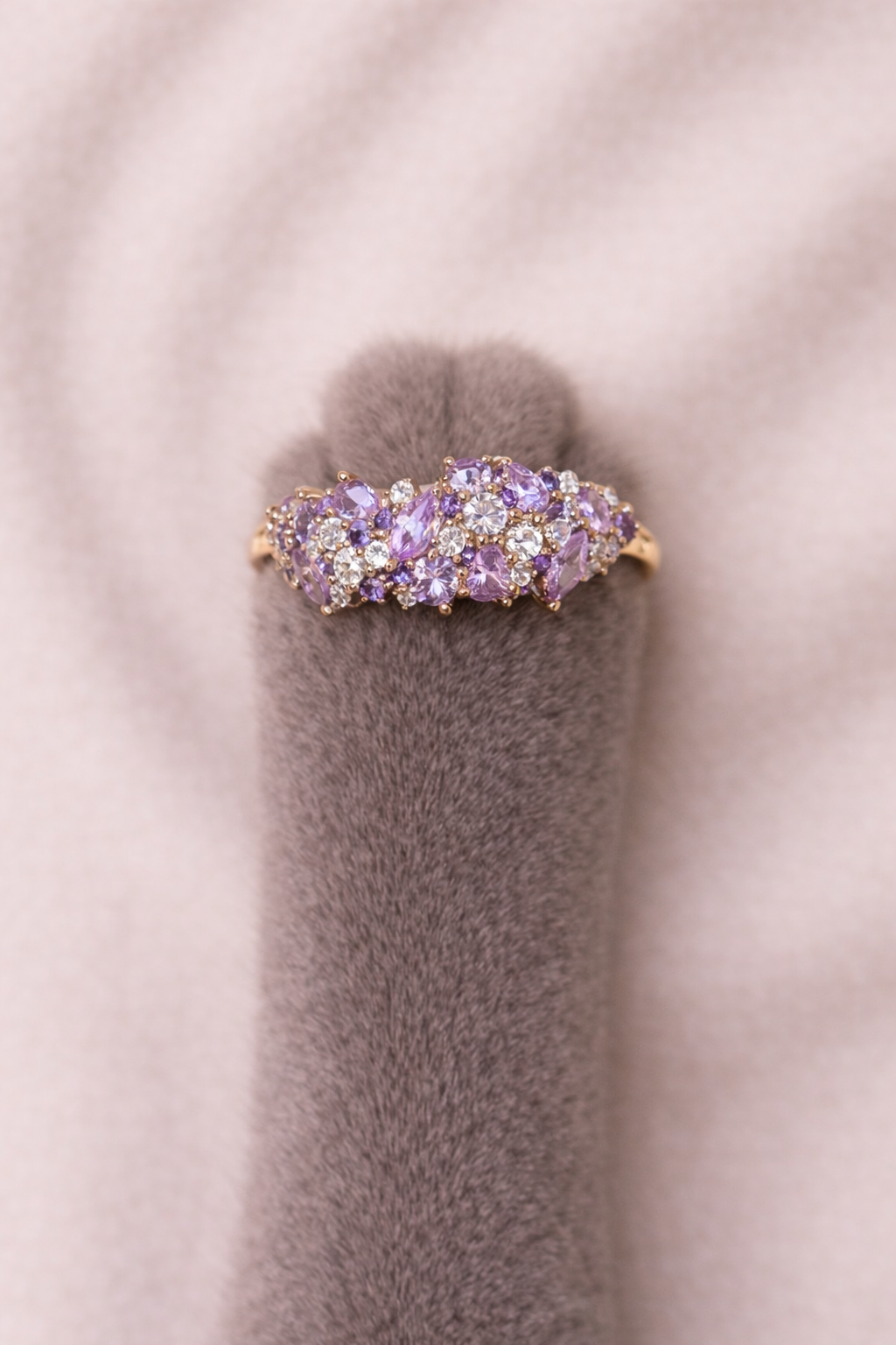 Lune Améthyste Ring