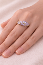 Lune Améthyste Ring