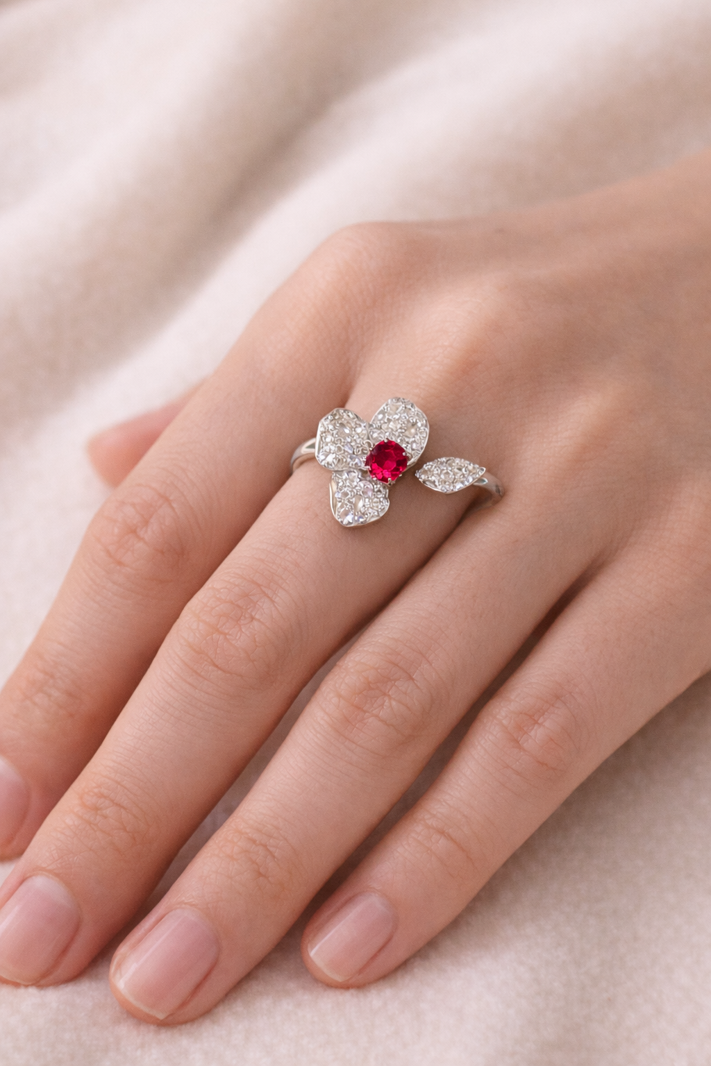 The Scarlet Blossom Ring