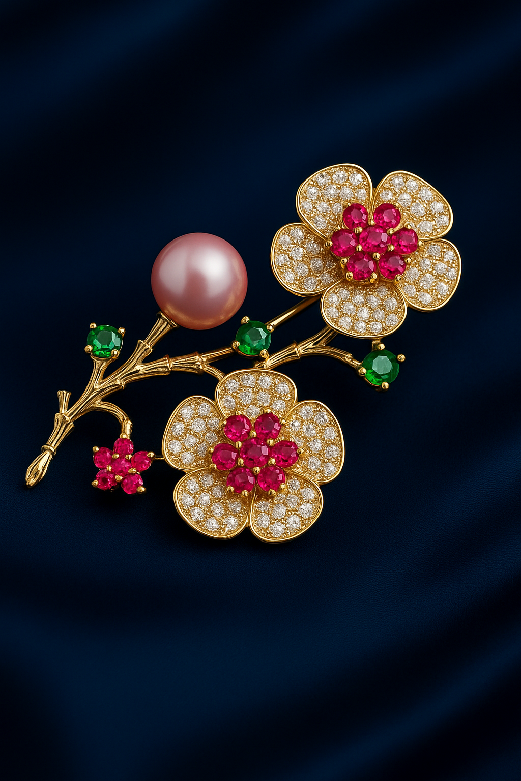 La Fleur de Fortune Brooch