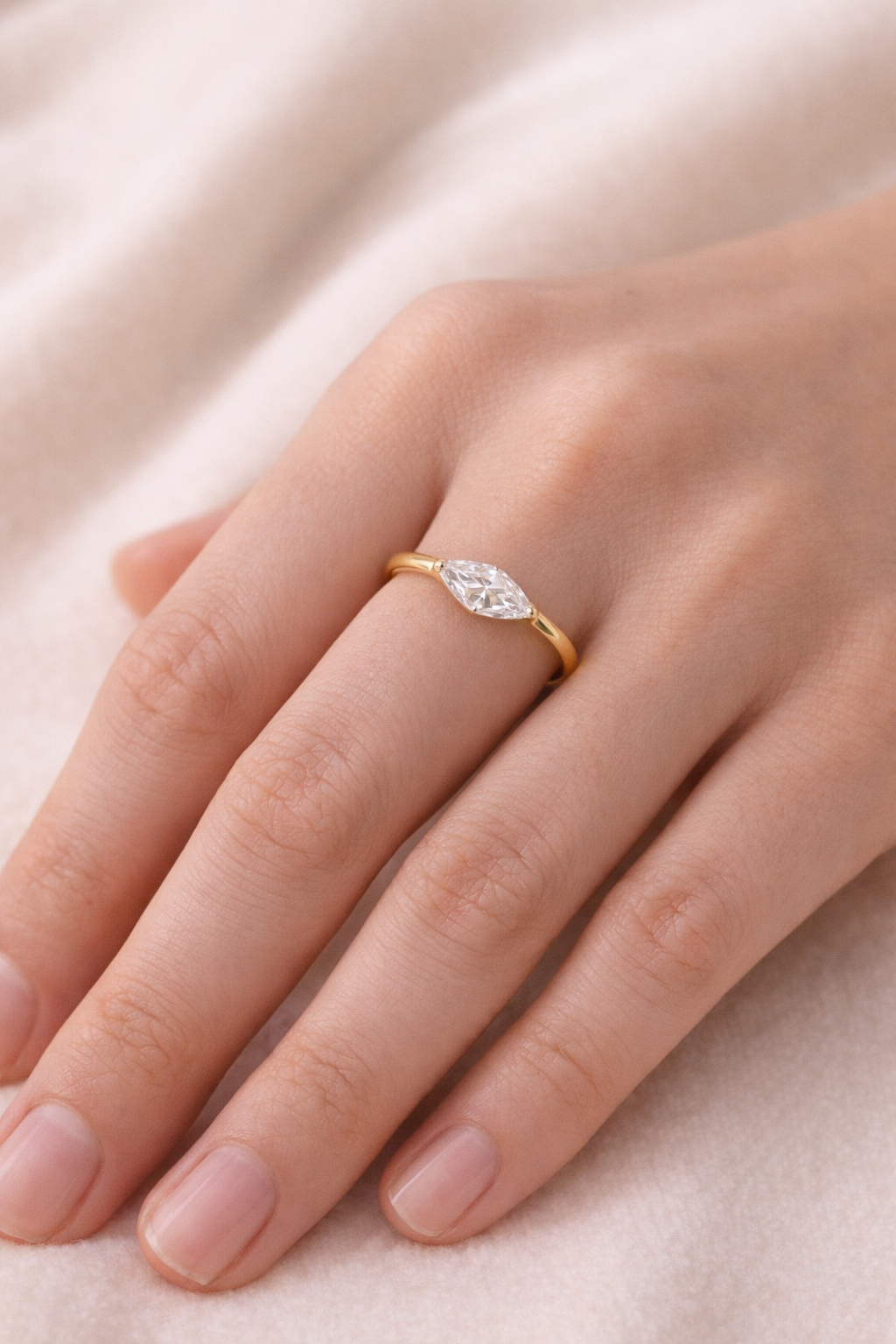The Serene Marquise Ring
