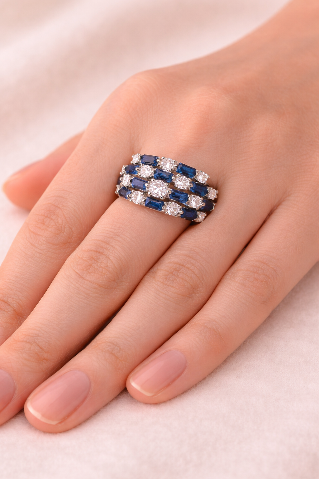 The Midnight Poise Ring