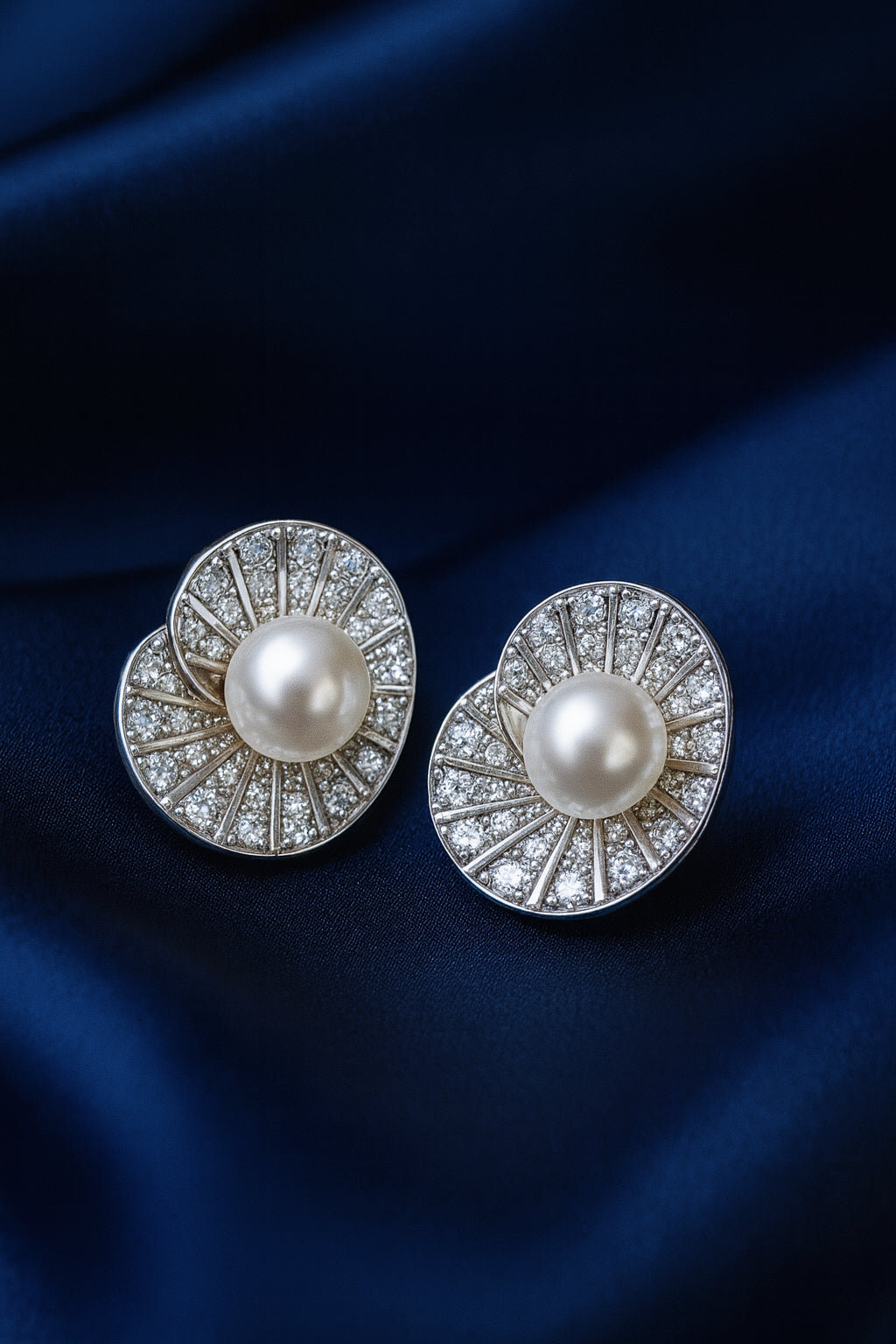 The Lumière Pearl Petal Studs