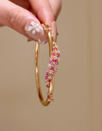 Rosé Bloom Bangle