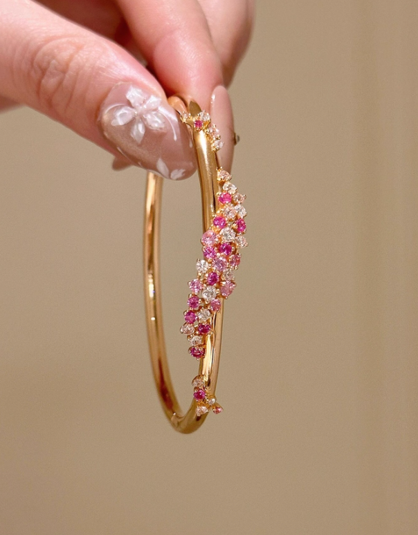 Rosé Bloom Bangle