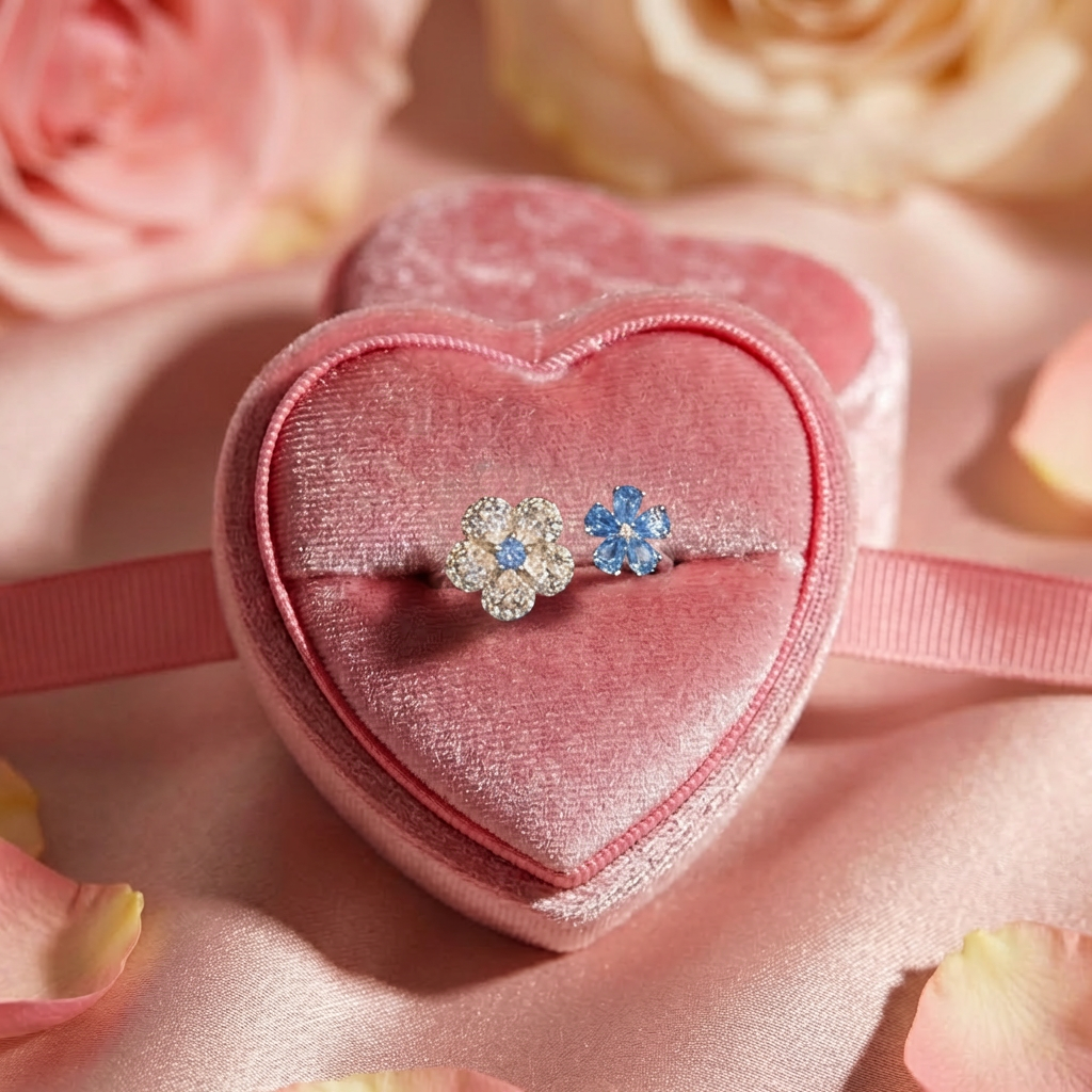 The Azure Blossom Ring