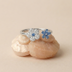 The Azure Blossom Ring