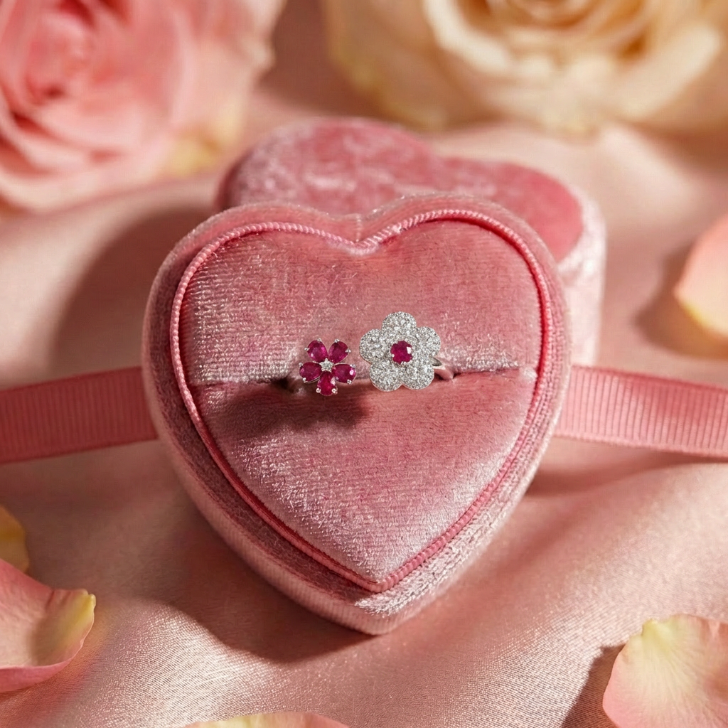 The Azure Blossom Ring