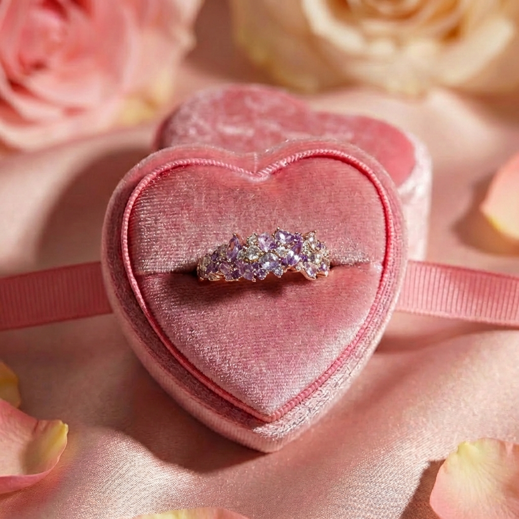 Lune Améthyste Ring