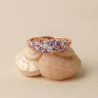 Lune Améthyste Ring