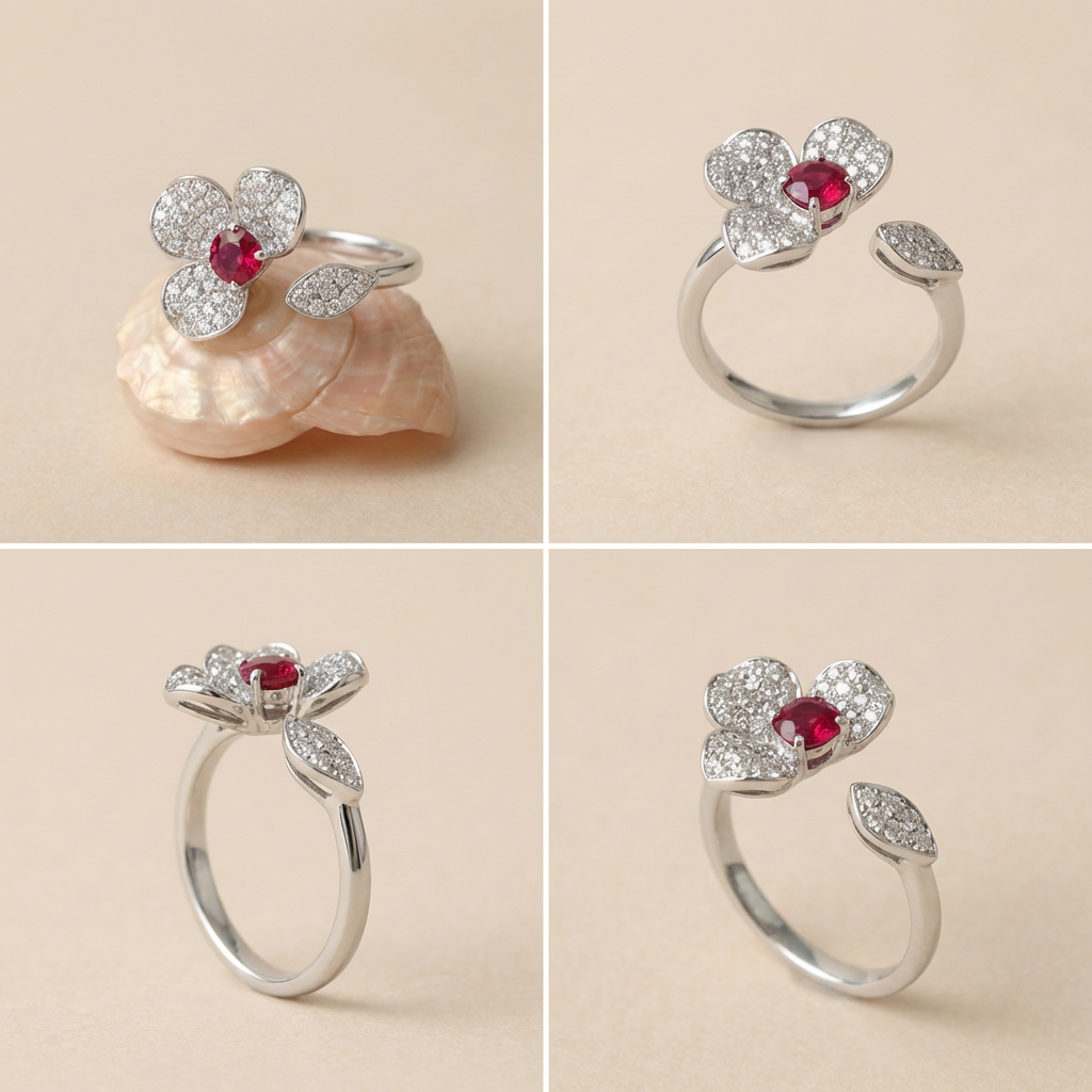 The Scarlet Blossom Ring