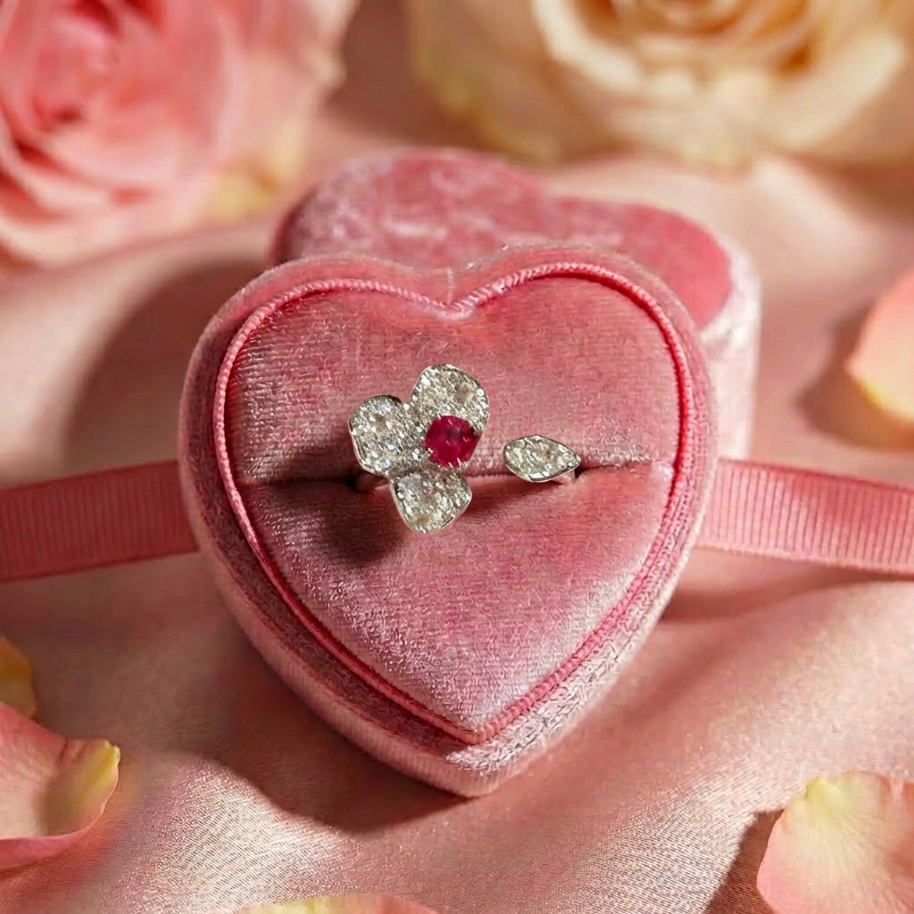 The Scarlet Blossom Ring