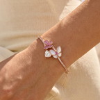 The Rosabella Butterfly Bangle