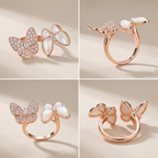 The Butterfly Duet Ring